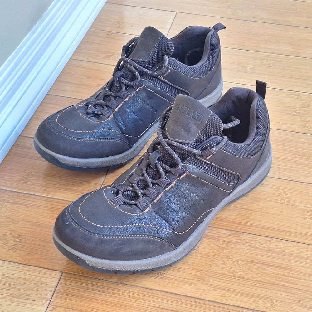 Eastland Mens Elliott Walking Oxfords Brown Lace Up Dad Athletic Comfort Shoe 10